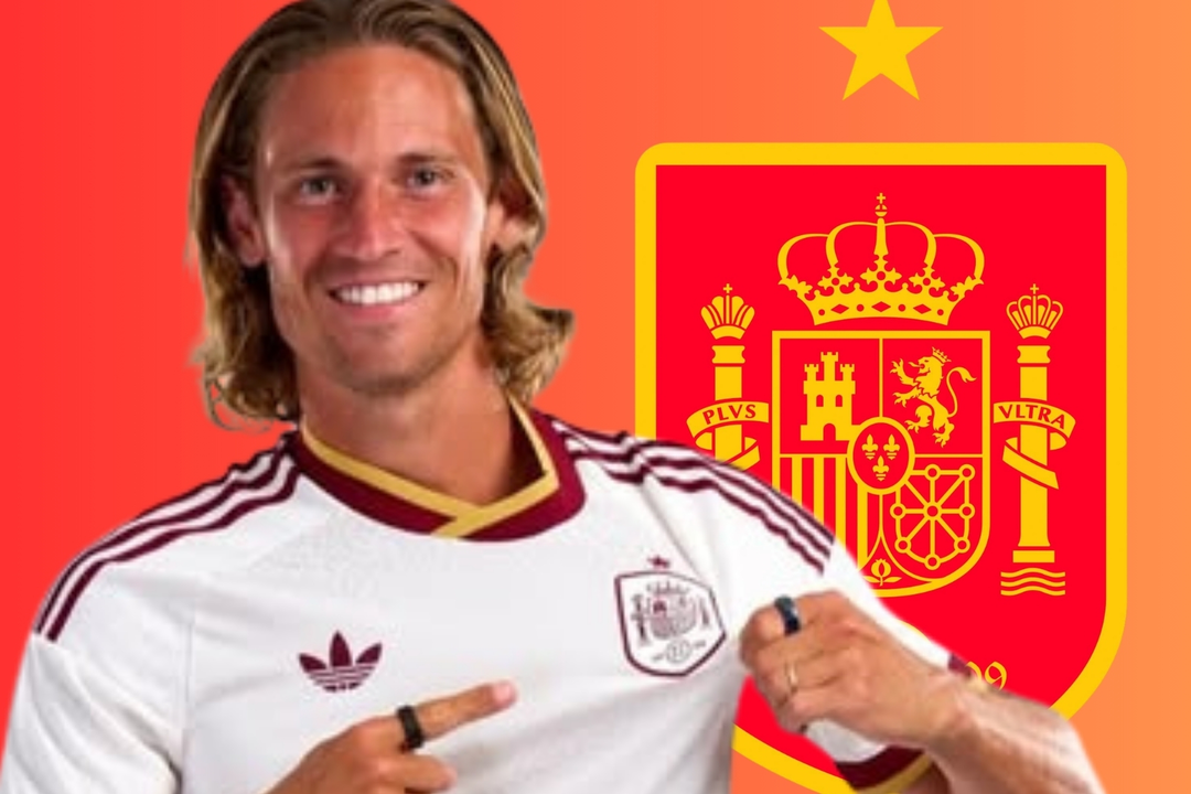 Llorente  y su asistencia | Fuente: (@sefutbol y Canva)