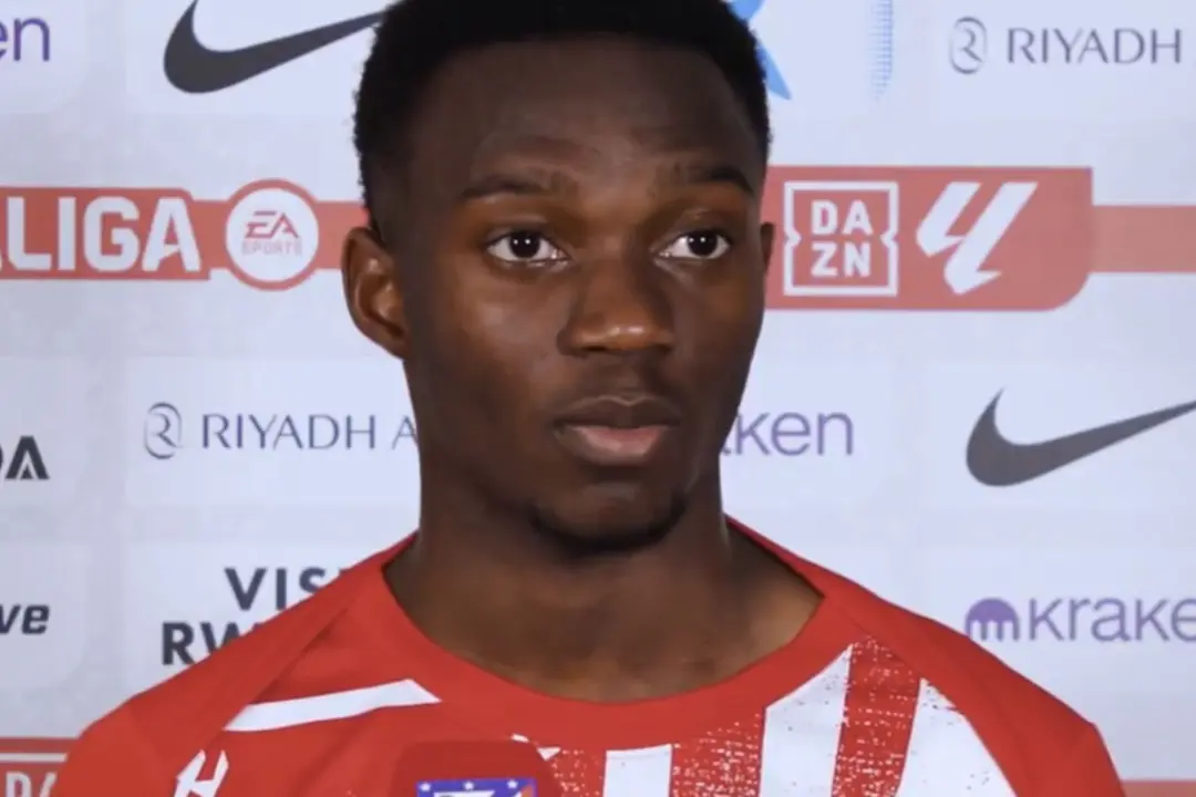 Taufik Seidu se estren&oacute; en LaLiga | Fuente: @Atleti