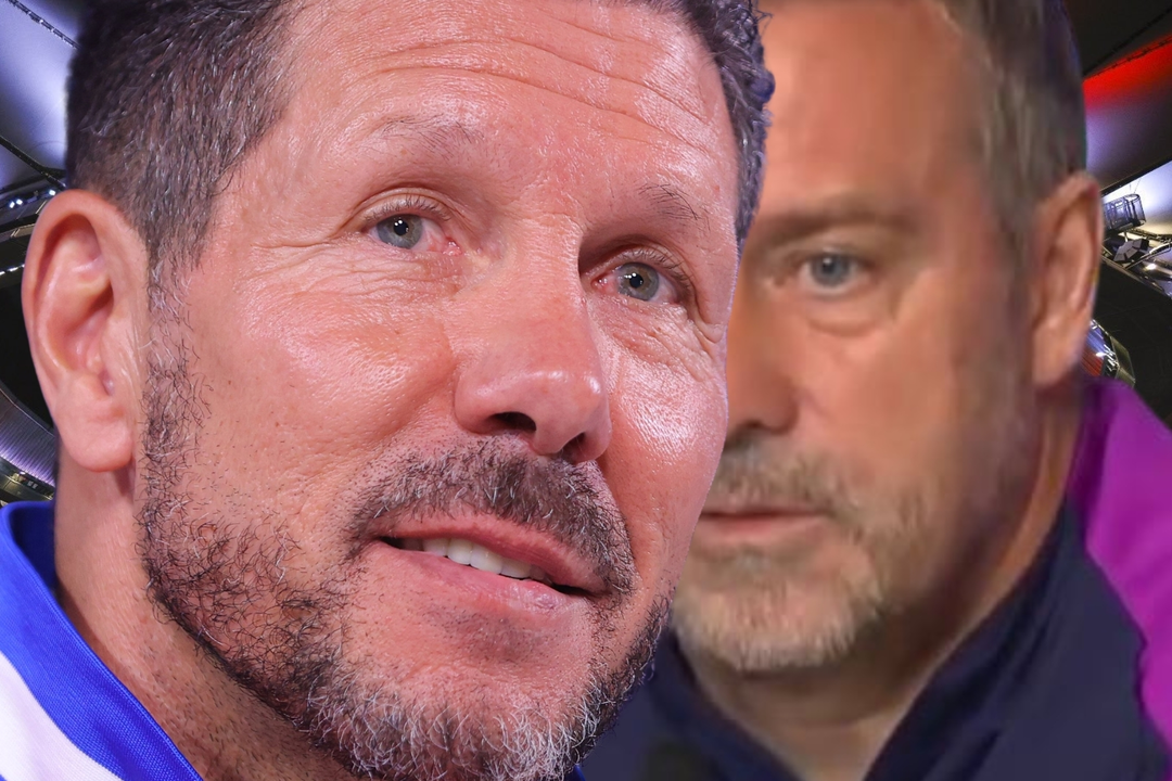 Flick pretende sorprender al Cholo | Fuente: (@Atleti, @FCBarcelona y Canva)