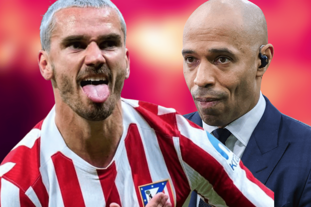 Griezmann se llev&oacute; el halago de Henry | Fuente (fichajes.com, @antogriezmann, Canva)