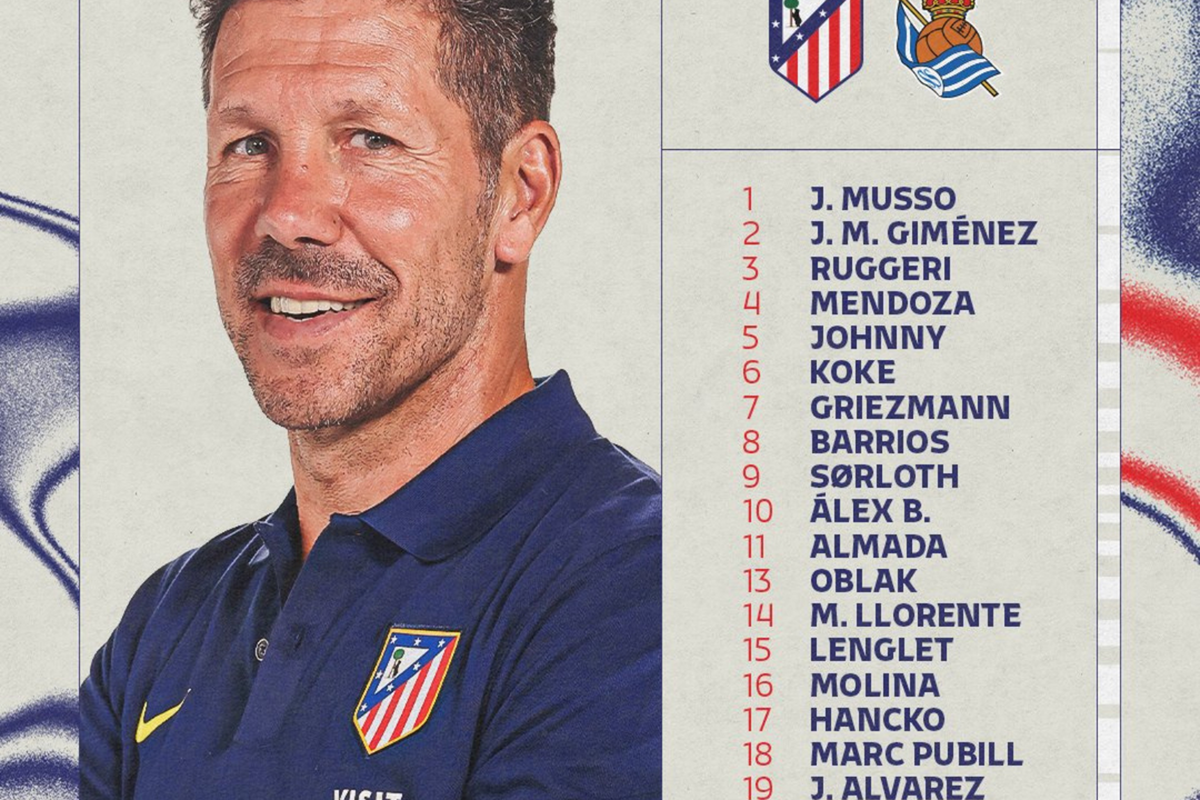 Buenas noticias en la lista de convocados de Simeone