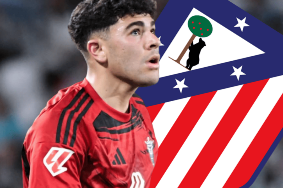 Salim El Jebari, jugador del Mirand&eacute;s CF | Fuente (@salim_jh_, Canva)
