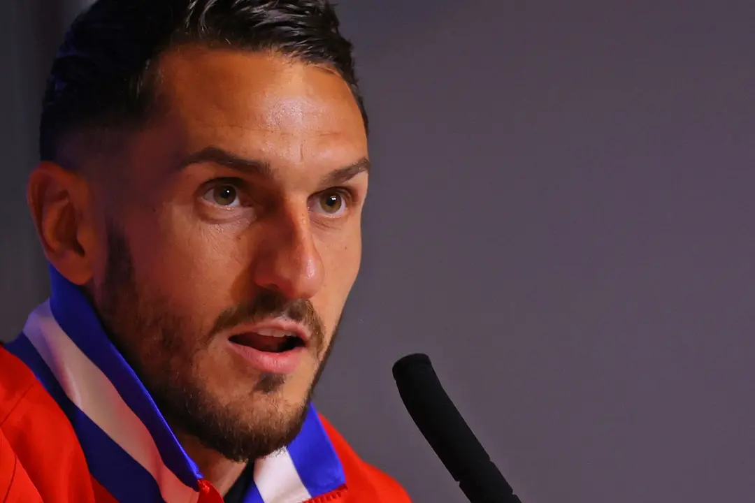 Koke atiende a la prensa | Fuente: (@Atleti)