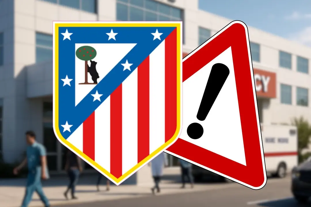 Preocupaci&oacute;n en el Metropolitano  | Fuente (@Atleti)