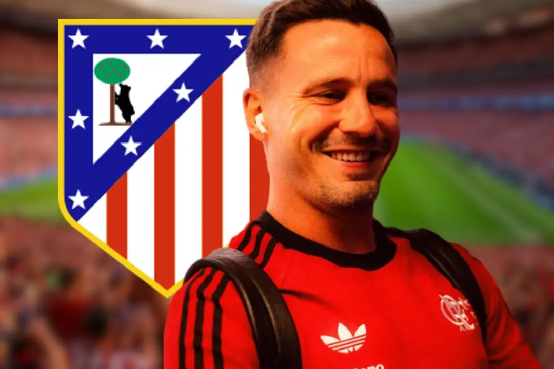 Sa&uacute;l habla sobre la Champions |  Fuente (Canva, Flamengo)