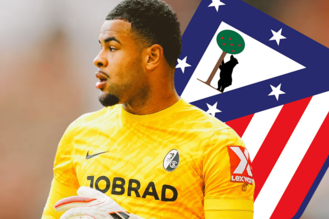 Noah Atubolu sorprende al Atl&eacute;tico de Madrid | Fuente (@noahatubolu, Canva)
