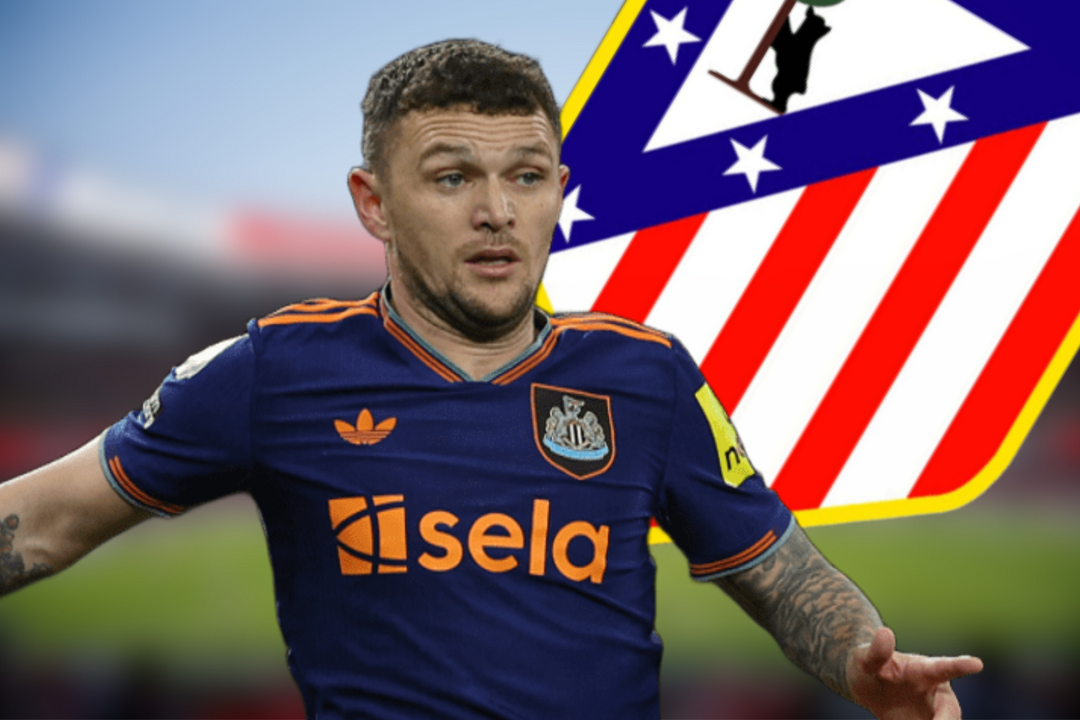 Kieran Trippier genera una puja en el mercado | Fuente (@Atleti y Canva)