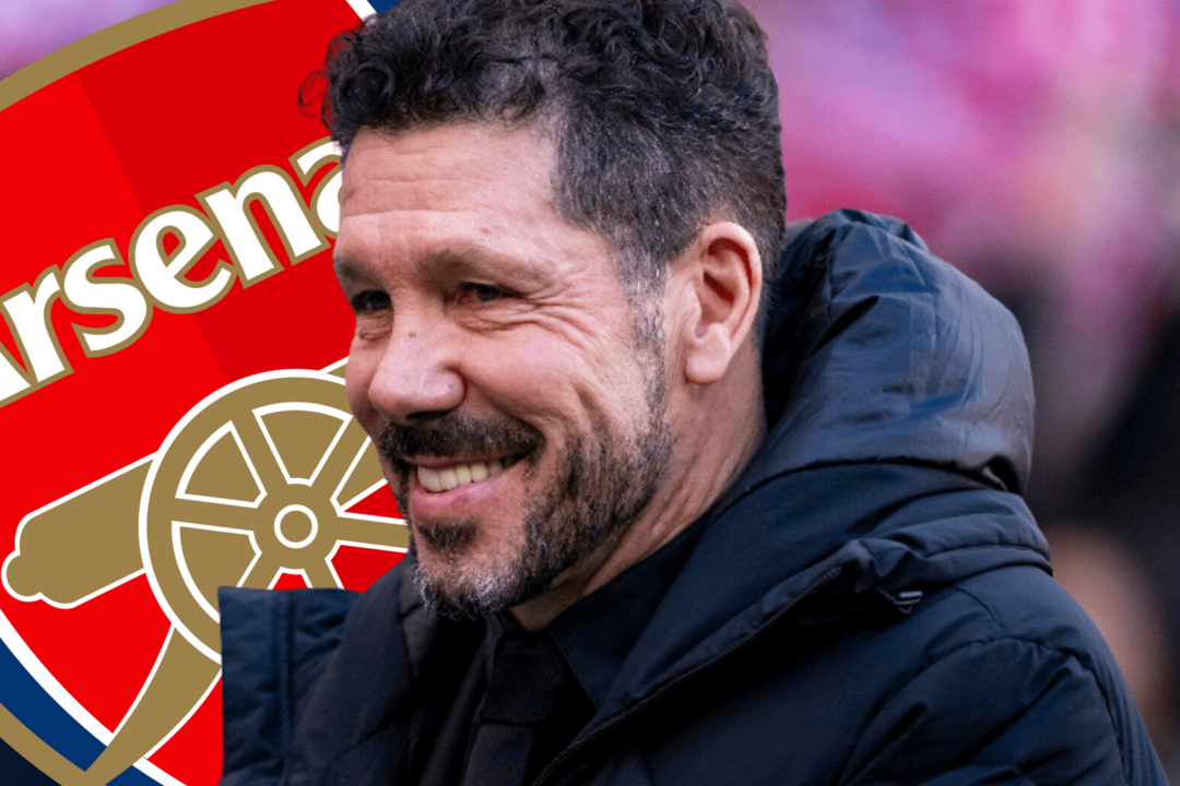 Simeone conf&iacute;a en la victoria ante el Arsenal | Fuente (@Atleti, Canva)