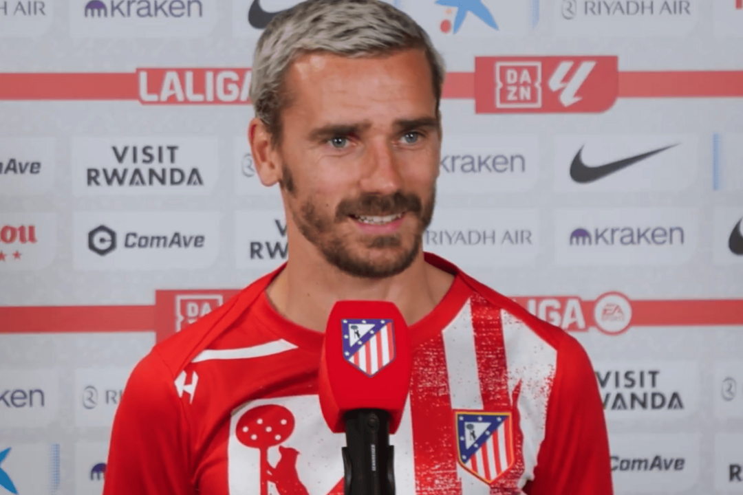 Griezmann habl&oacute; tras la victoria en liga ante el Athletic | Fuente (@Atleti)
