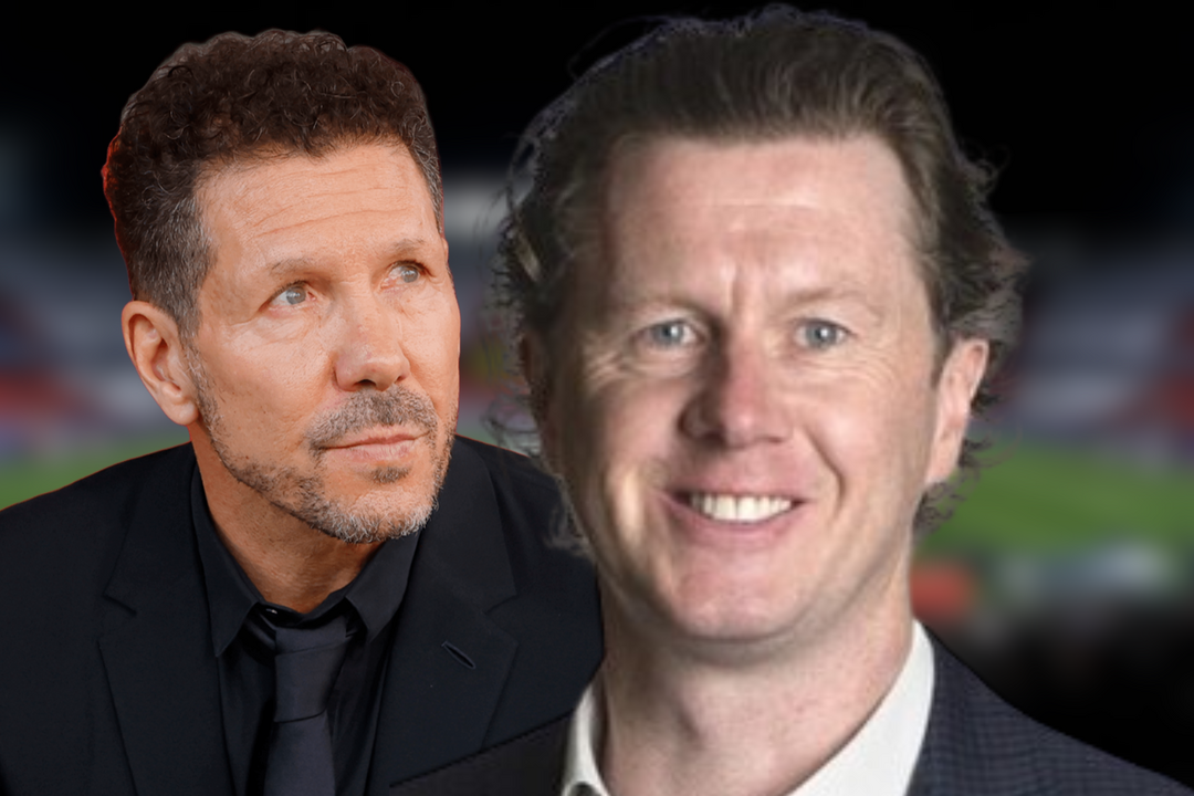 McManaman carga contra Simeone  | Fuente (@McManaman, @Atleti y canva)
