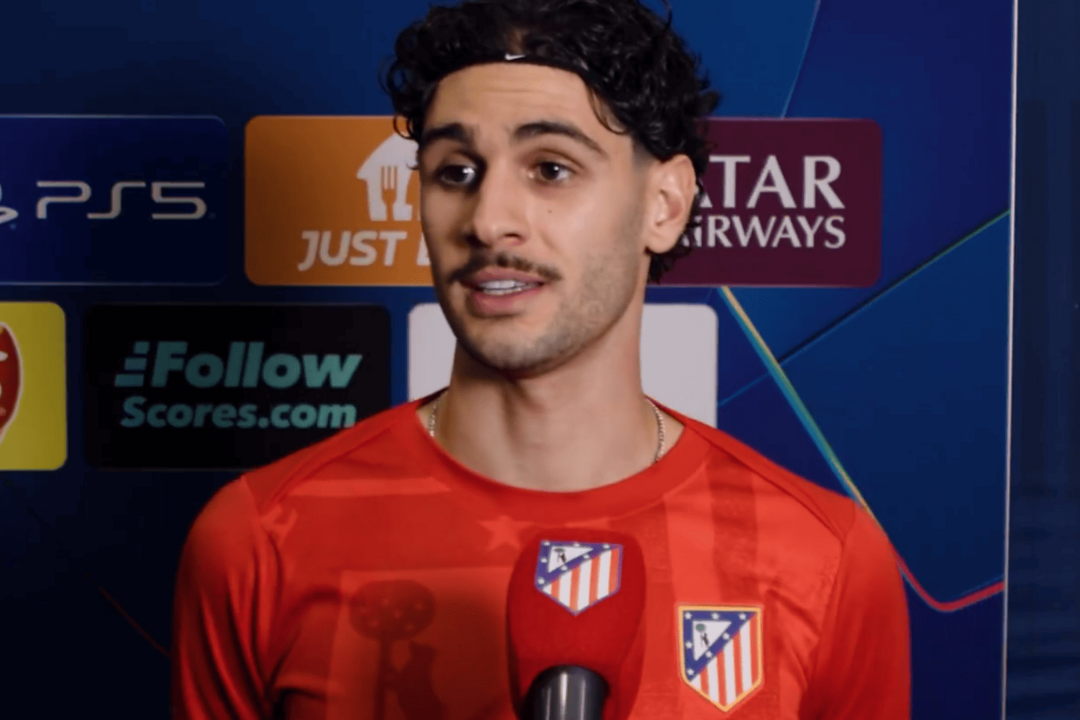 Cardoso compareci&oacute; tras el choque de Champions | Fuente (@Atleti)
