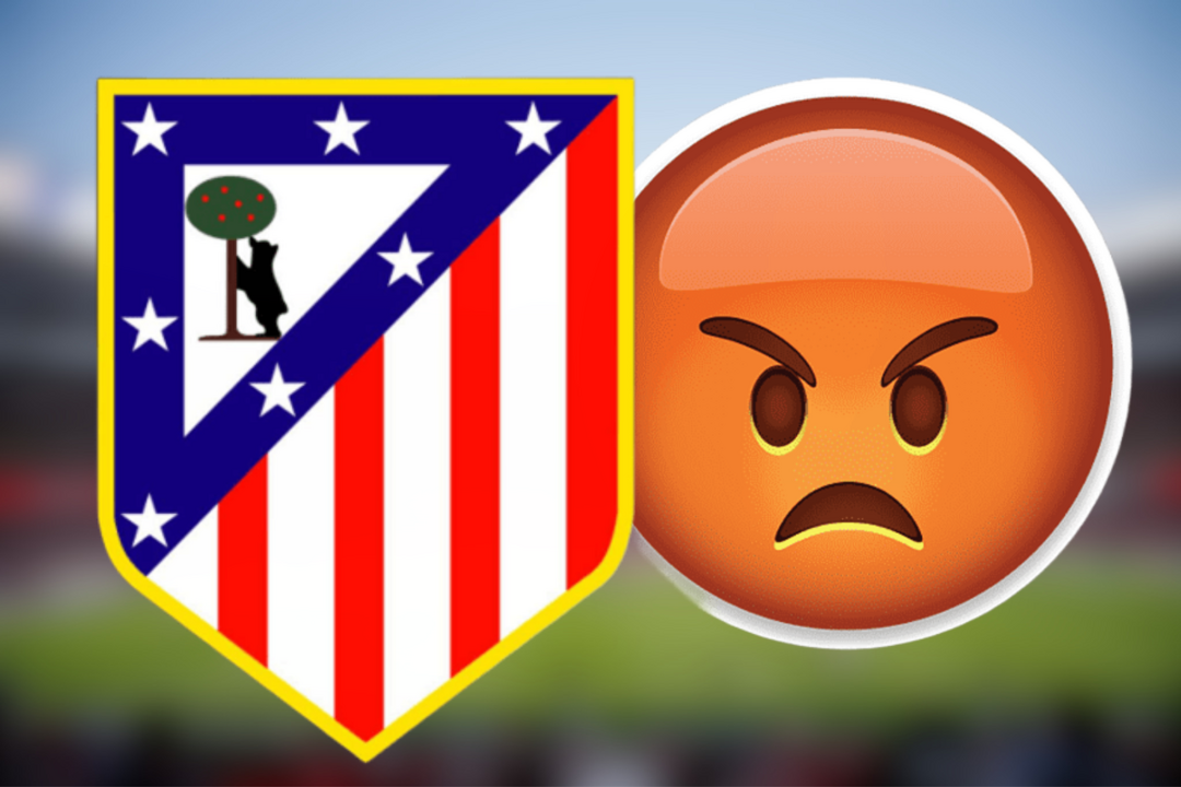 Enfado en la cantera del Atl&eacute;tico | Fuente (@Atleti, Canva)