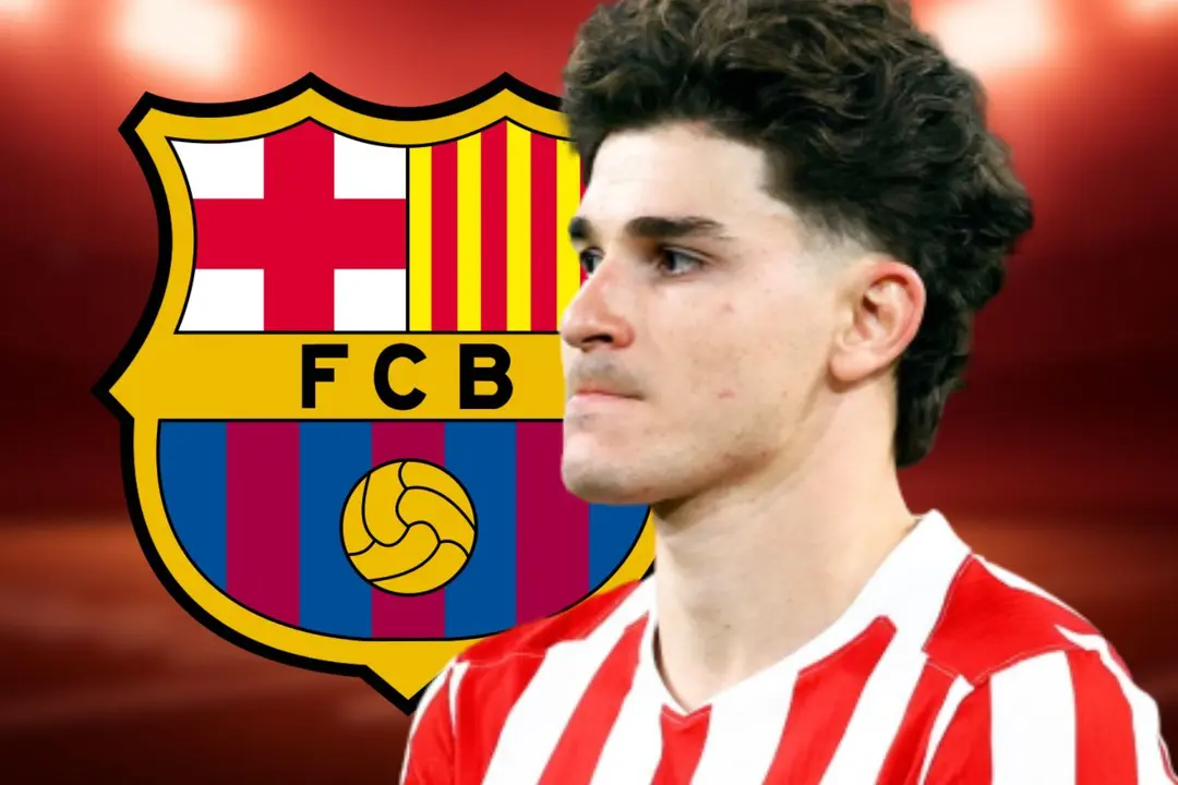 El futuro de Juli&aacute;n no ser&aacute; en Barcelona | Fuente (Canva, @Atleti)