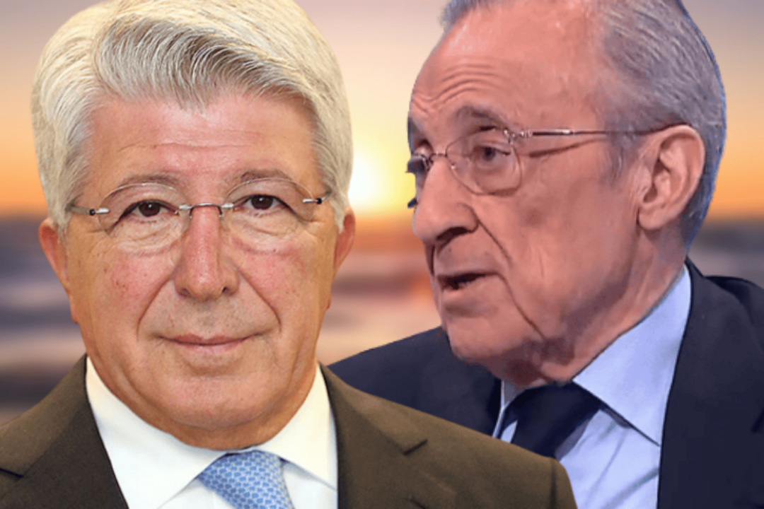 La respuesta de Cerezo a la rajada de Florentino | Fuente (@Atleti, La Sexta, Canva)