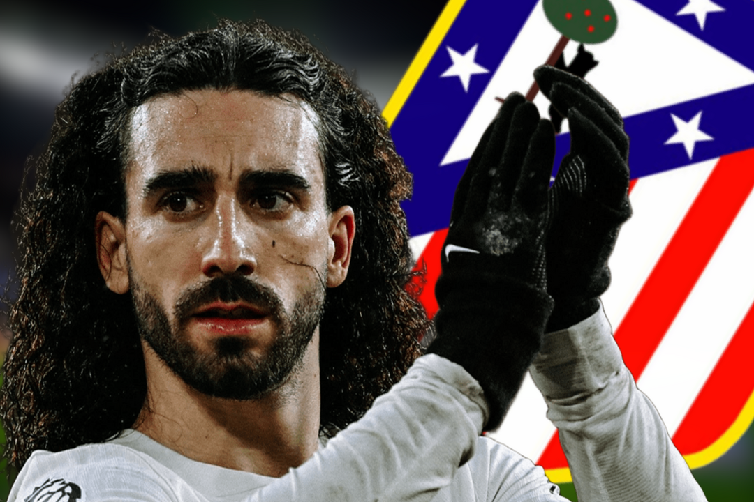 El Atl&eacute;tico y sus errores con Cucurella  | Fuente (@Atleti, @Cucurella y Canva)