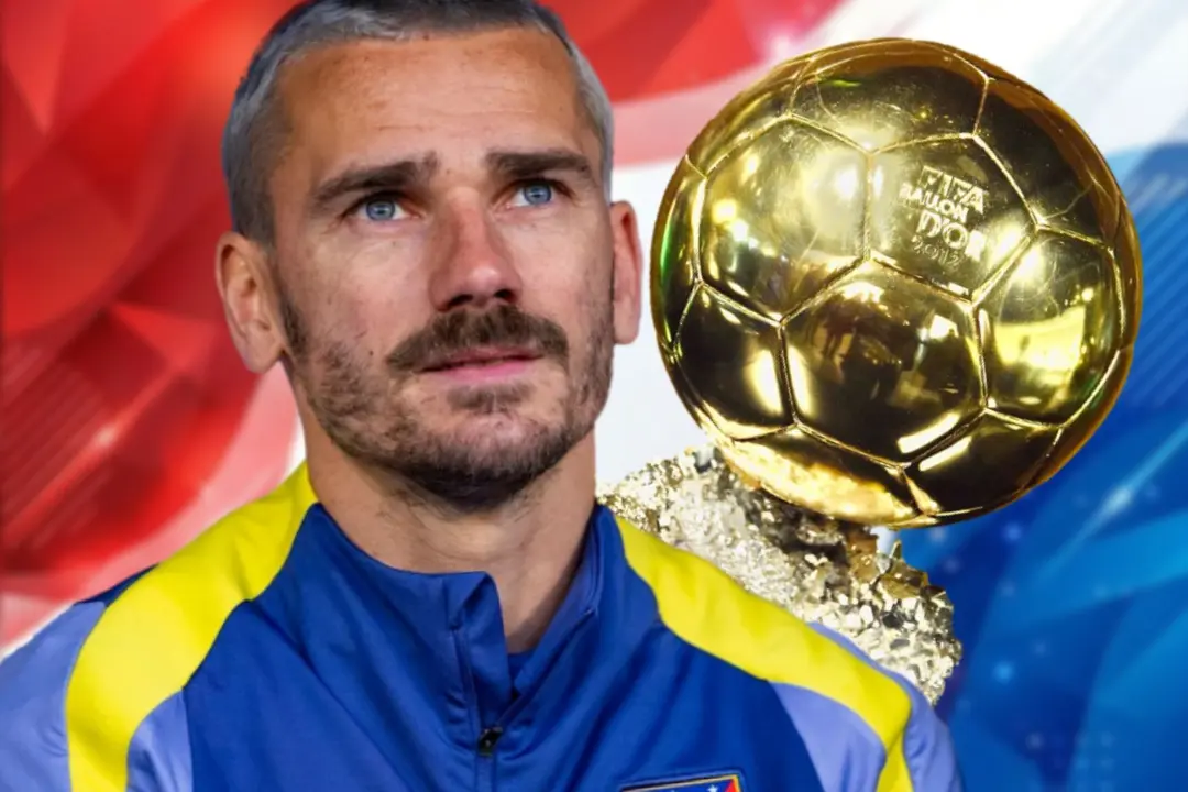 El podio in&eacute;dito de Antoine Griezmann | Fuente (Canva, @Atleti)