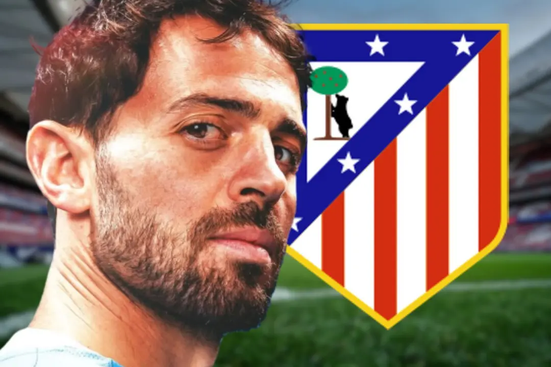 El Atl&eacute;tico avanza por Bernardo Silva | Fuente (Canva, @mancity)
