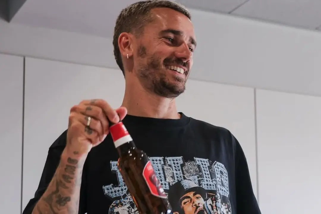 Sorpresa de Mahou a Griezmann | Fuente (@Atleti)