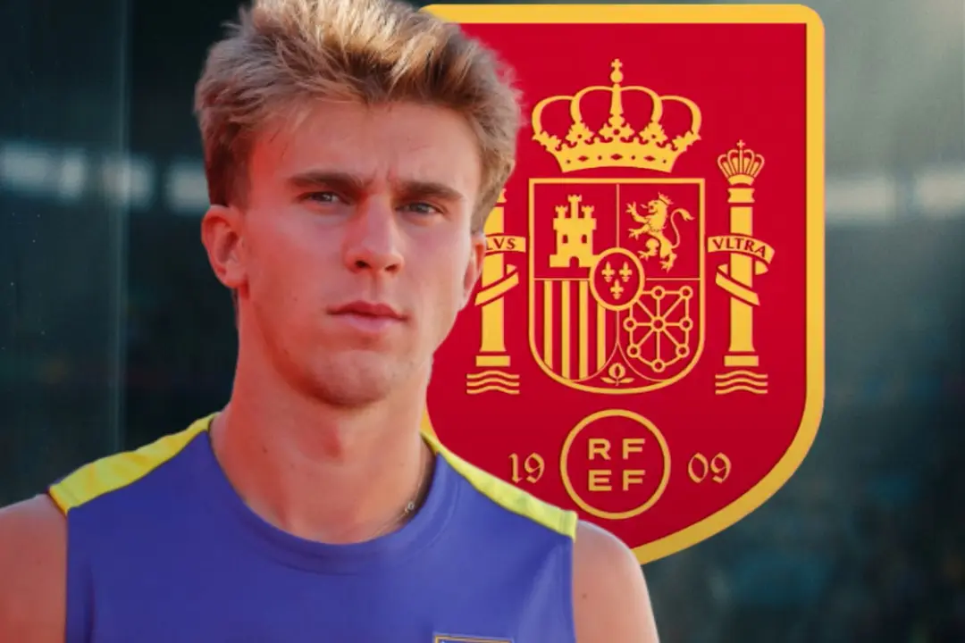 Adi&oacute;s al Mundial para Pablo Barrios | Fuente (Canva, @Atleti)