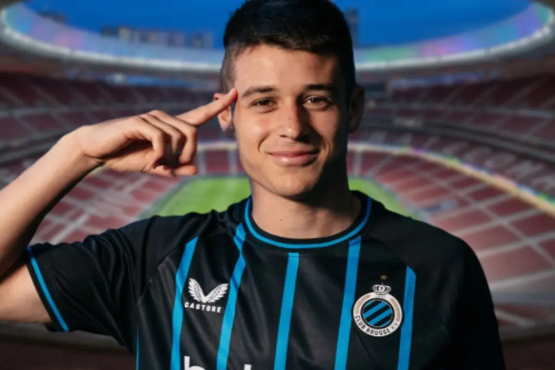 Nicol&ograve; Tresoldi tiene precio para salir de Brujas | Fuente (Canva, @ClubBrugge )