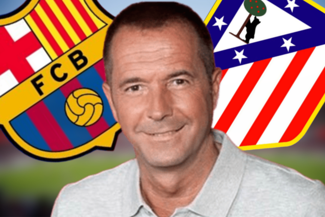 Manu Carre&ntilde;o critica al Barcelona | Fuente (@Atleti, @FCBarcelona y Canva)