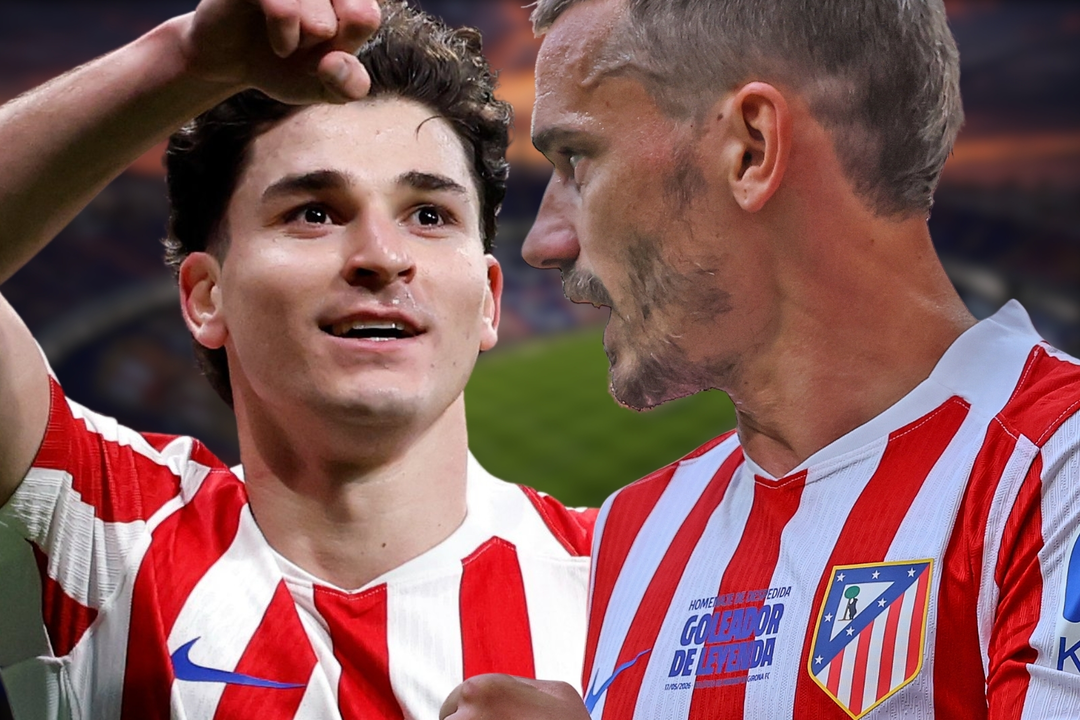 La afici&oacute;n del Atl&eacute;tico advierte al argentino | Fuente: (@Atleti y Canva)