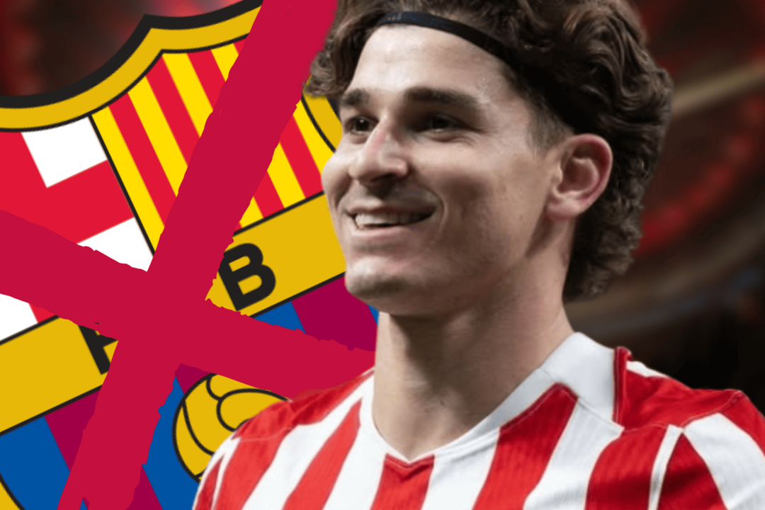Juli&aacute;n Alvarez y su enorme v&iacute;nculo con el Atl&eacute;tico de Madrid | Fuente (@Atleti, Canva)