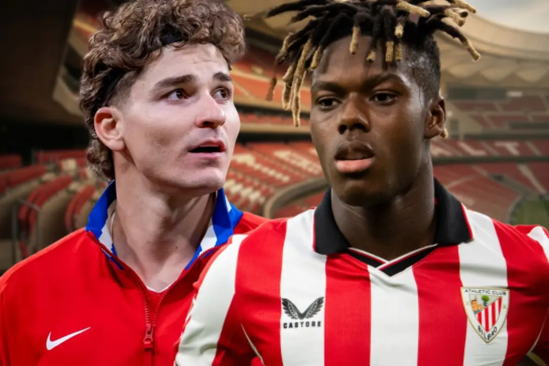 Juli&aacute;n Alvarez es el nuevo Nico Williams | Fuente (Canva, @SportingCP )