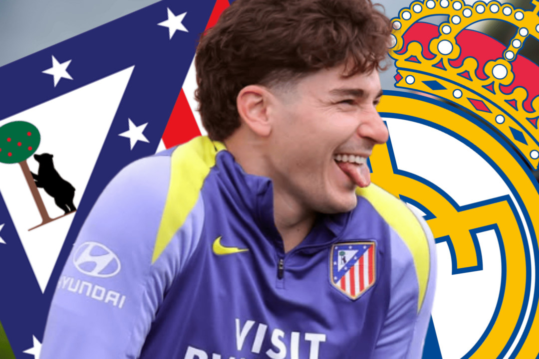 La intrahistoria sobre la oferta del Real Madrid al Atl&eacute;tico por Juli&aacute;n Alvarez | Fuente (@Atleti, Canva)