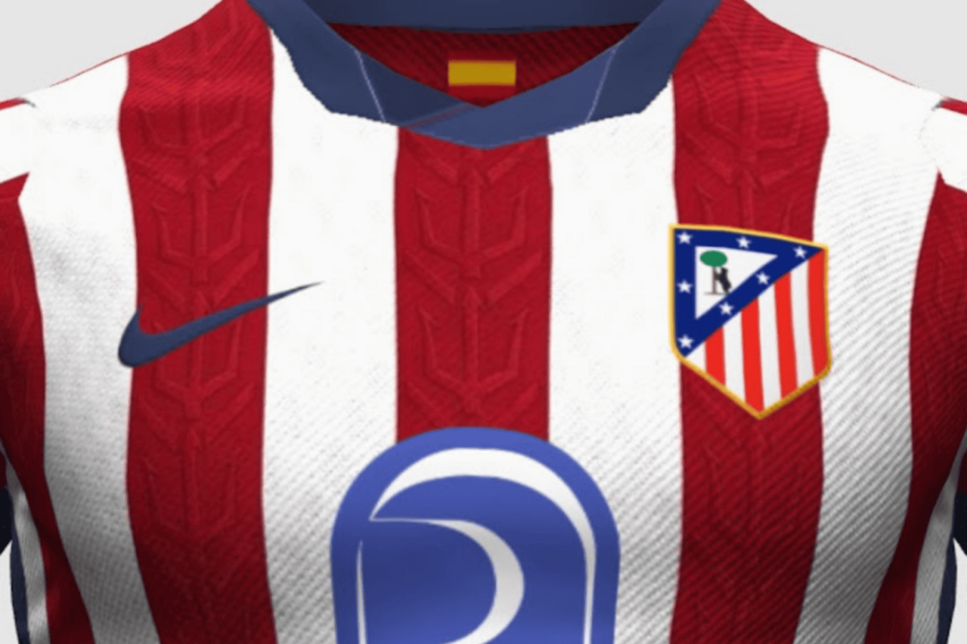 Filtraci&oacute;n de la camiseta rojiblanca para la 2026/27 | Fuente (Footy Headlines)