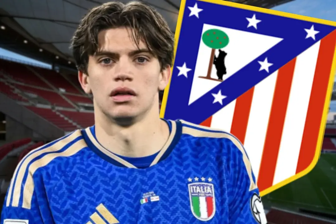 Opci&oacute;n italiana para la defensa del Atl&eacute;tico | Fuente (Canva, @marcopalestraa)