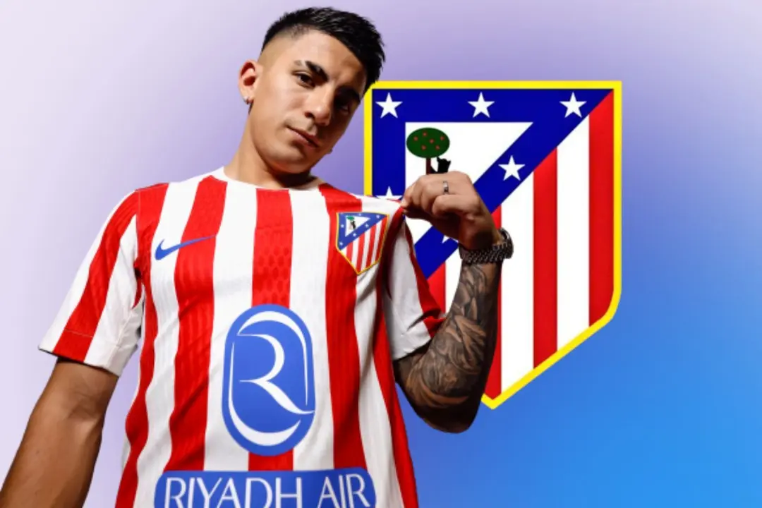 La posible salida de Almada: X Atl&eacute;tico de Madrid, Canva