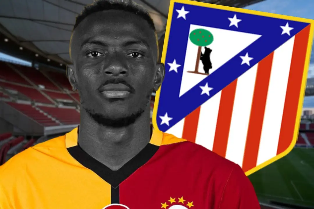 Osimhen se ofrece al Atl&eacute;tico | Fuente (Canva, @Galatasaray )