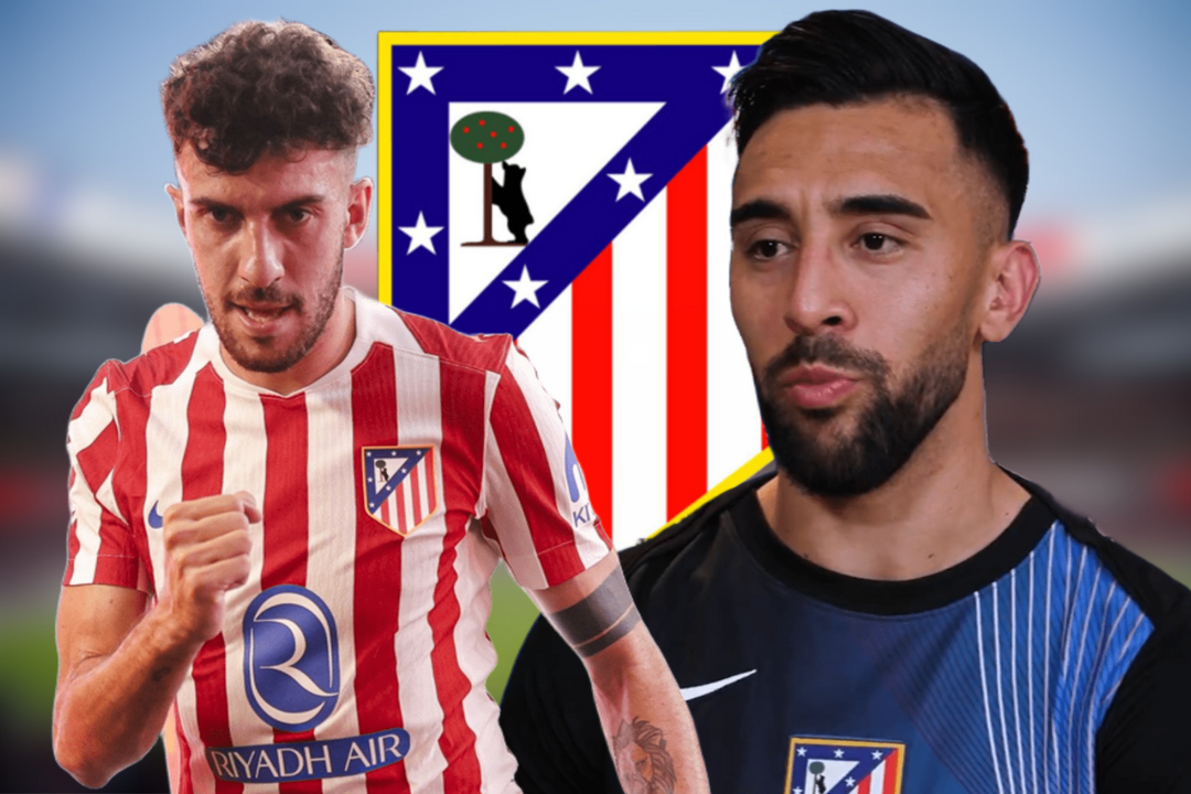 Duelo Ruggeri - Nico | Fuente (@Atleti y Canva)