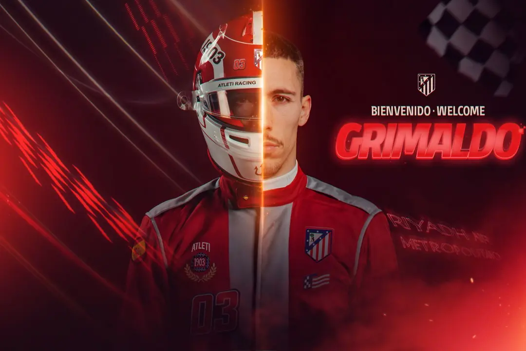 Anuncio de Alejandro Grimaldo | Fuente (@Atleti)