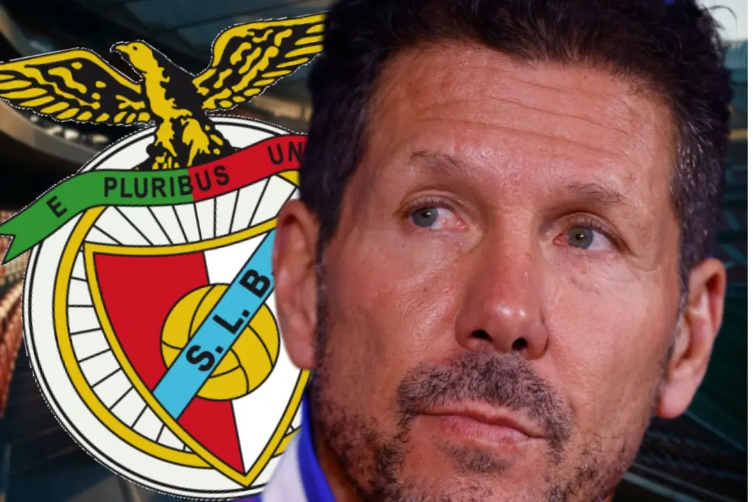 El Benfica quiere pescar en el Atl&eacute;tico | Fuente (Canva, @Atleti)