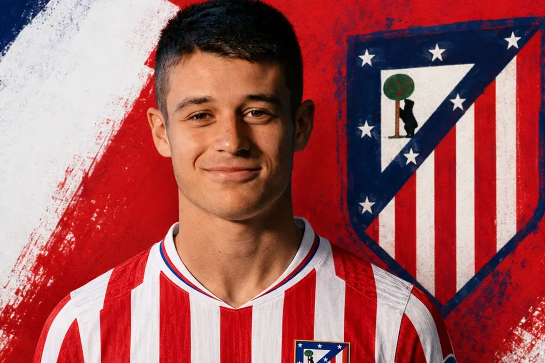 Ofensiva del Atl&eacute;tico por Tresoldi | Fuente (Canva, @ClubBrugge)