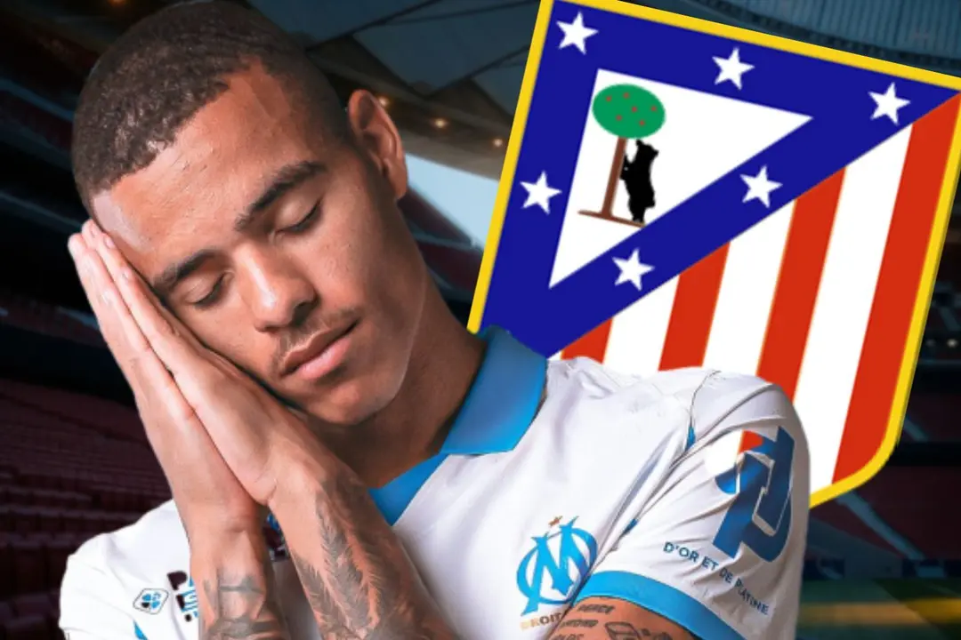 Cumbre entre el Atl&eacute;tico y Greenwood | Fuente (Canva, @OM_Officiel)