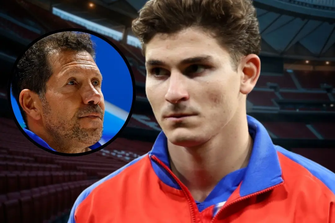 Simeone habla de Juli&aacute;n Alvarez | Fuente (Canva, @Atleti)