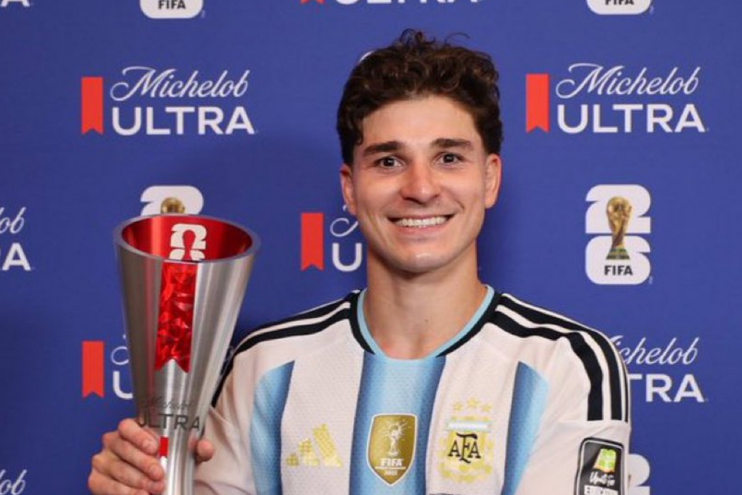 Juli&aacute;n Alvarez MVP en el Argentina - Suiza del Mundial 2026 | Fuente Argentina
