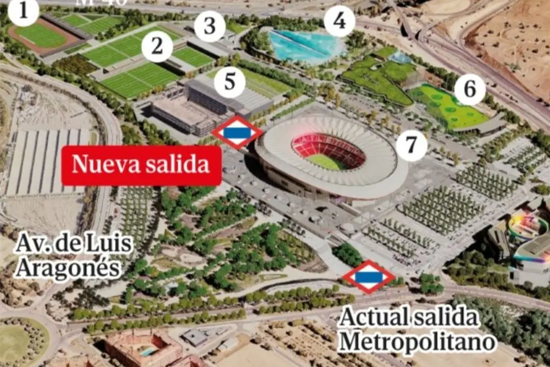 Nueva mejora del Metropolitano | Fuente (X)