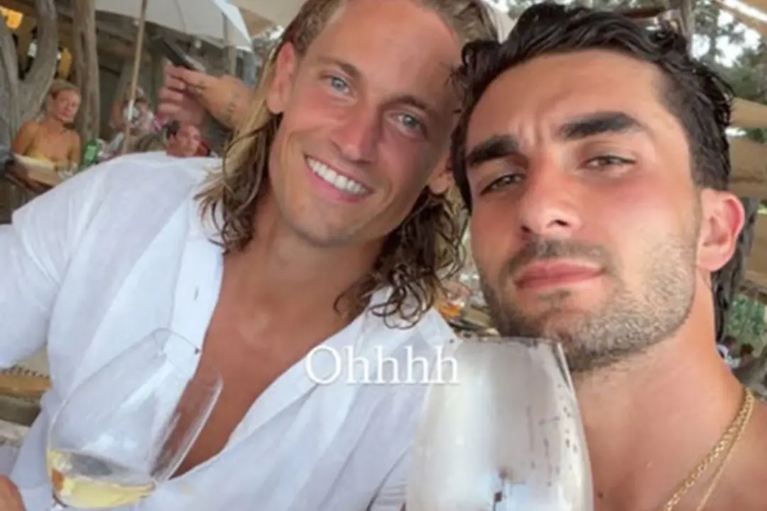 Ferr&aacute;n Torres y Marcos Llorente en Ibiza | Fuente: Instagram (@scespn)