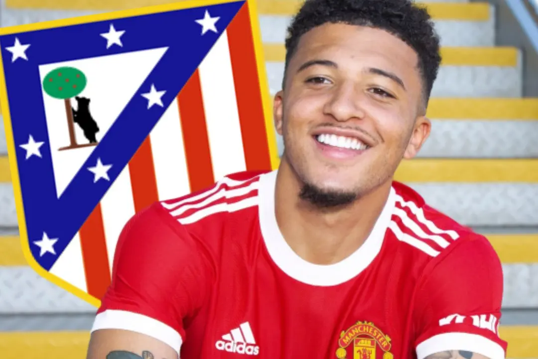 Jadon Sancho suena para el Atl&eacute;tico | Fuente (Canva, @Sanchooo10)
