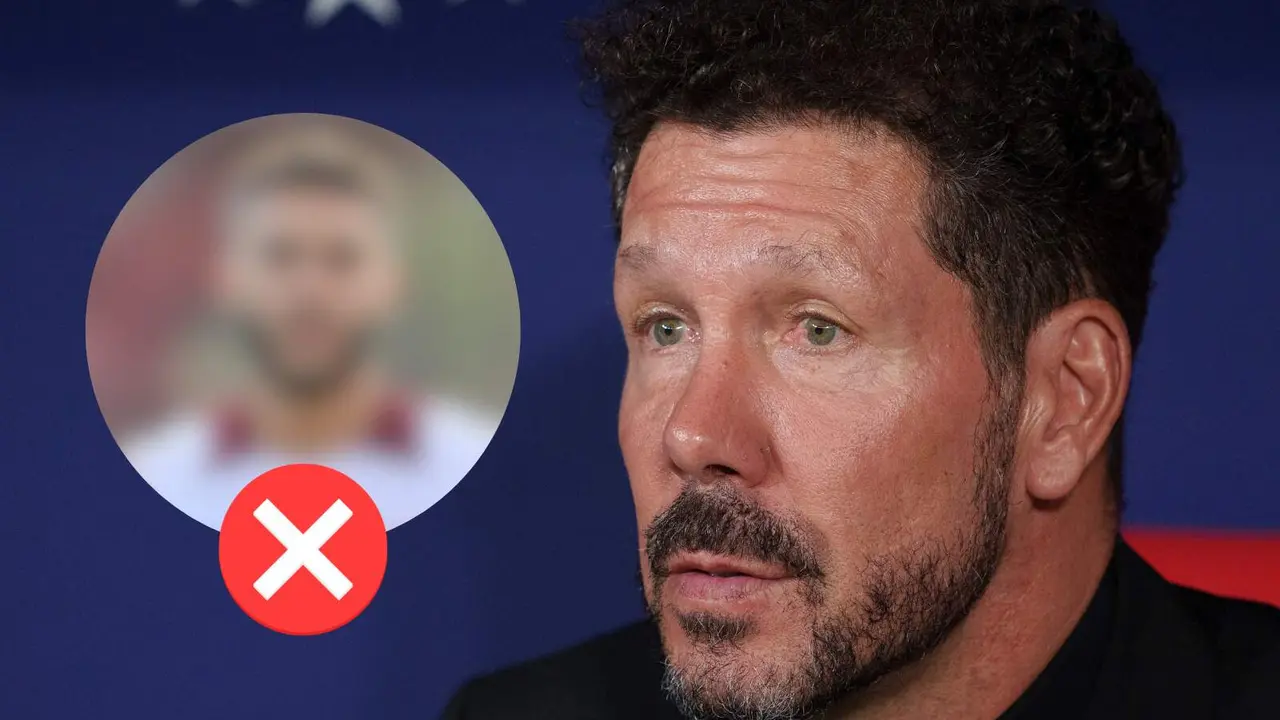 Simeone ve de lejos a su antiguo jugador