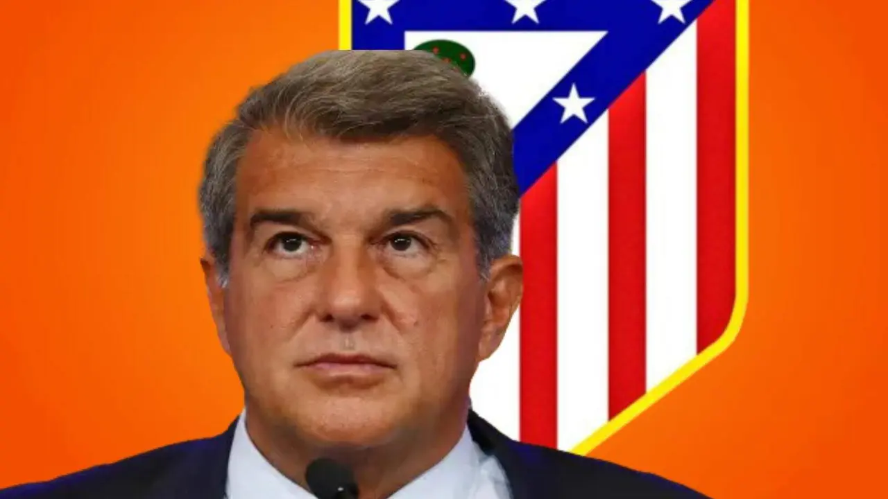 Laporta usa al Atl&eacute;tico/Canva