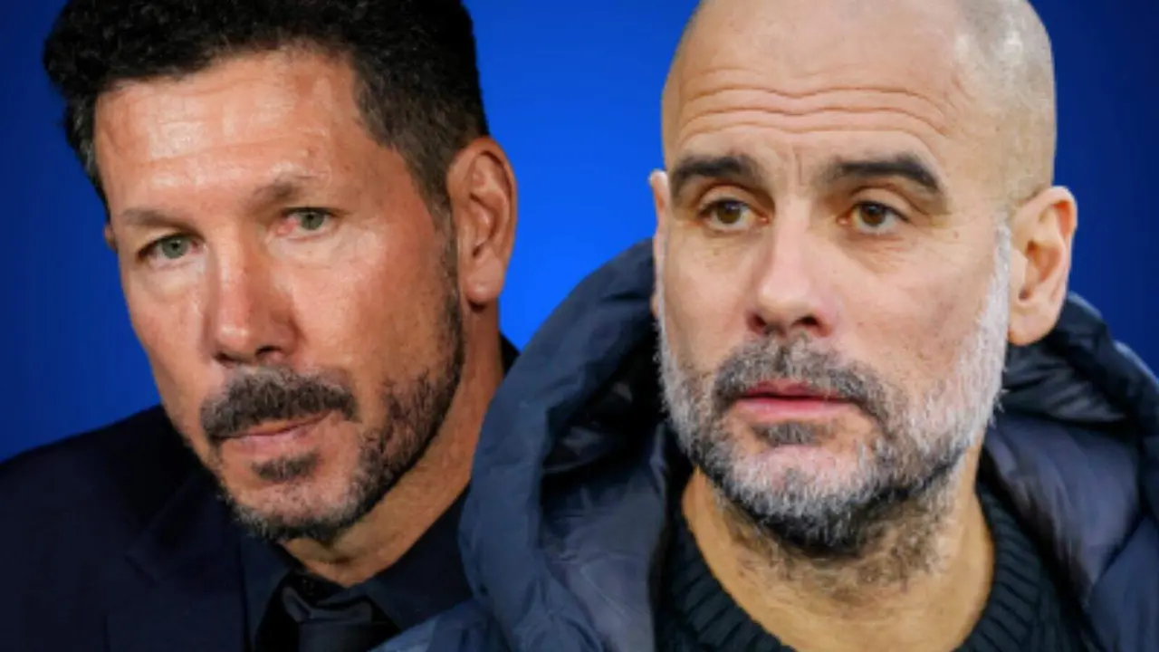Pep Guardiola pelea con Simeone