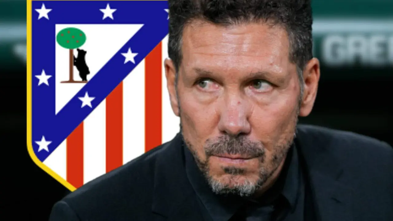 Simeone, sorprendido por un viejo conocido.