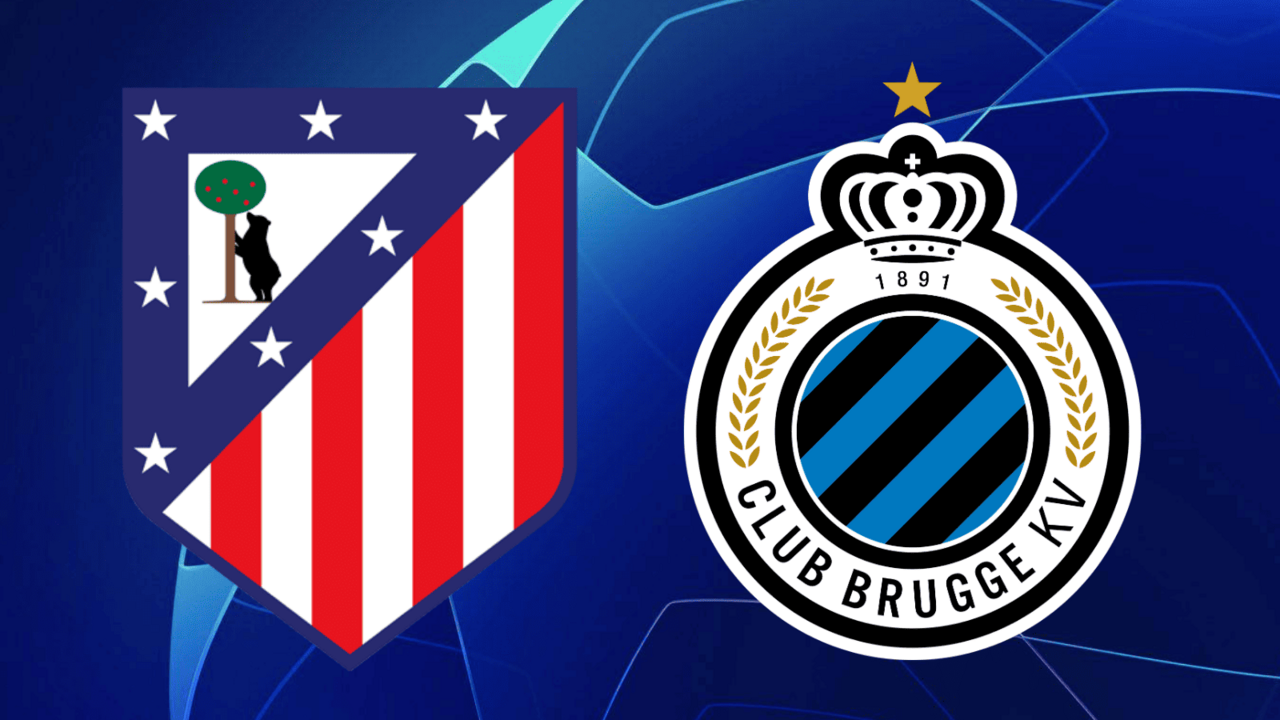 El Atl&eacute;tico se medir&aacute; el Brujas | Fuente: Canva, UEFA