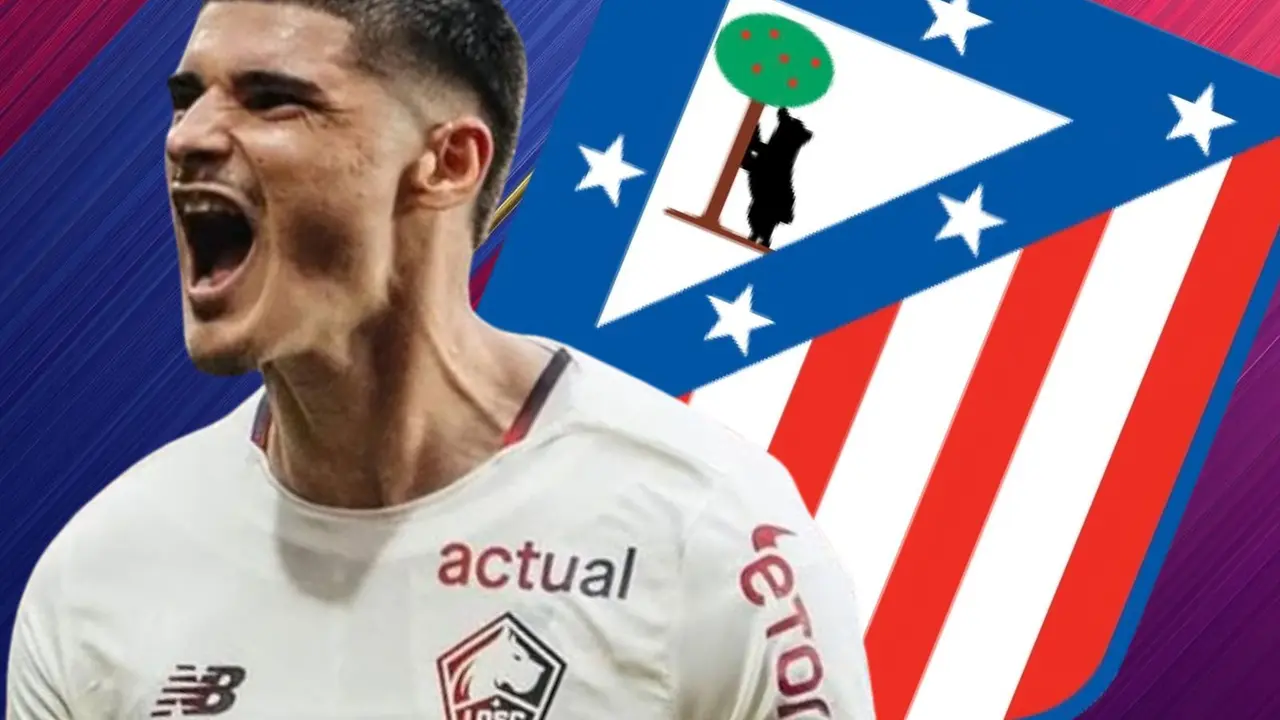Mat&iacute;as Fern&aacute;ndez-Pardo con el Lille (Fuente: Canva e Instagram @m.fernandez_pardo)