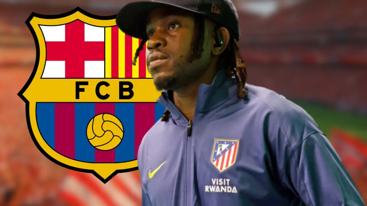 Lookman amenaza a Hansi Flick | Fuente: (Canva, @Atleti)